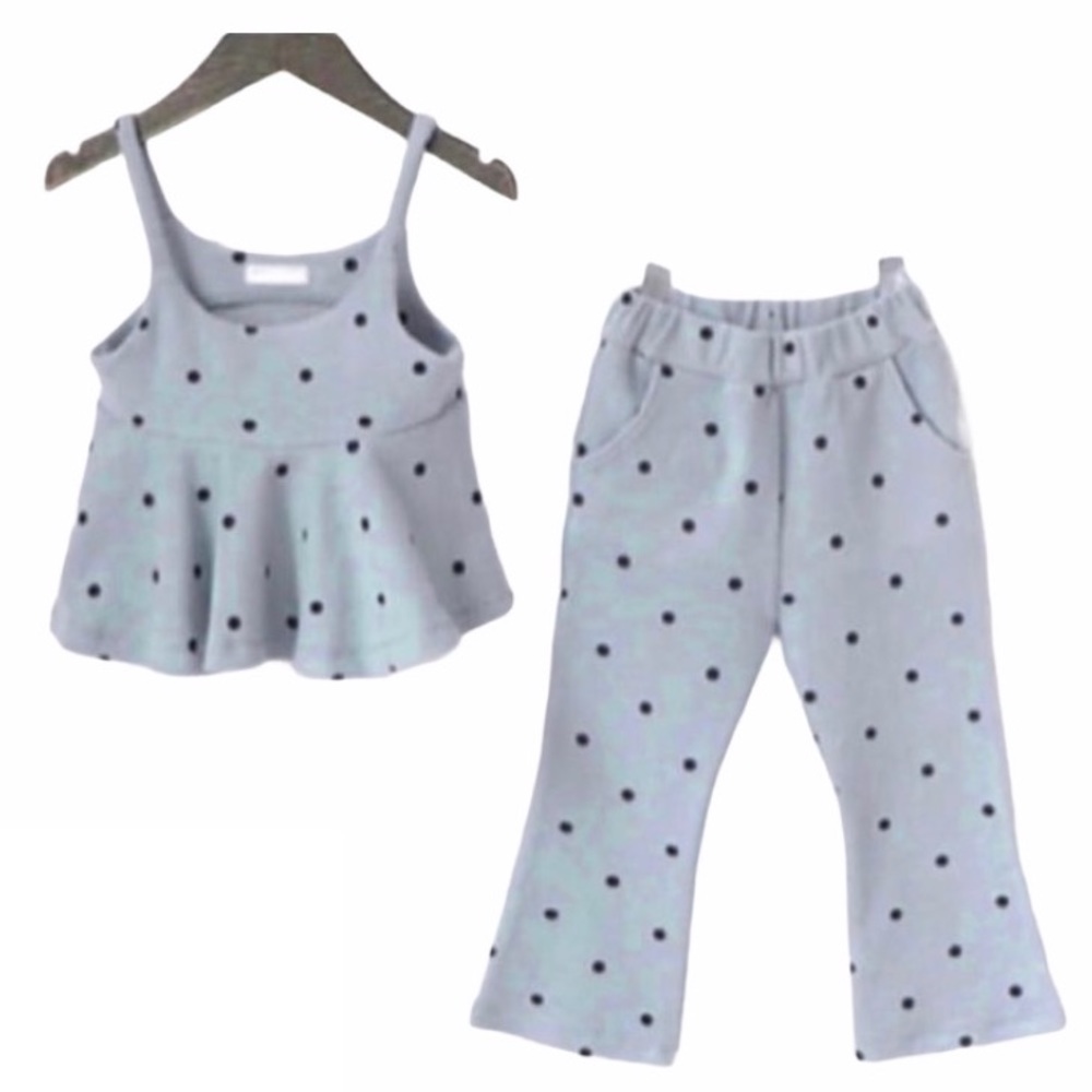 Girls Fall Winter Suede 2 Piece Outfit